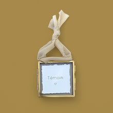 Mini cadre laiton - Témoin