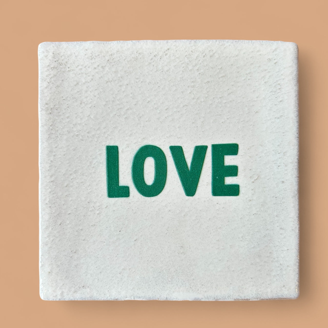 Carreau à accrocher - Love vert