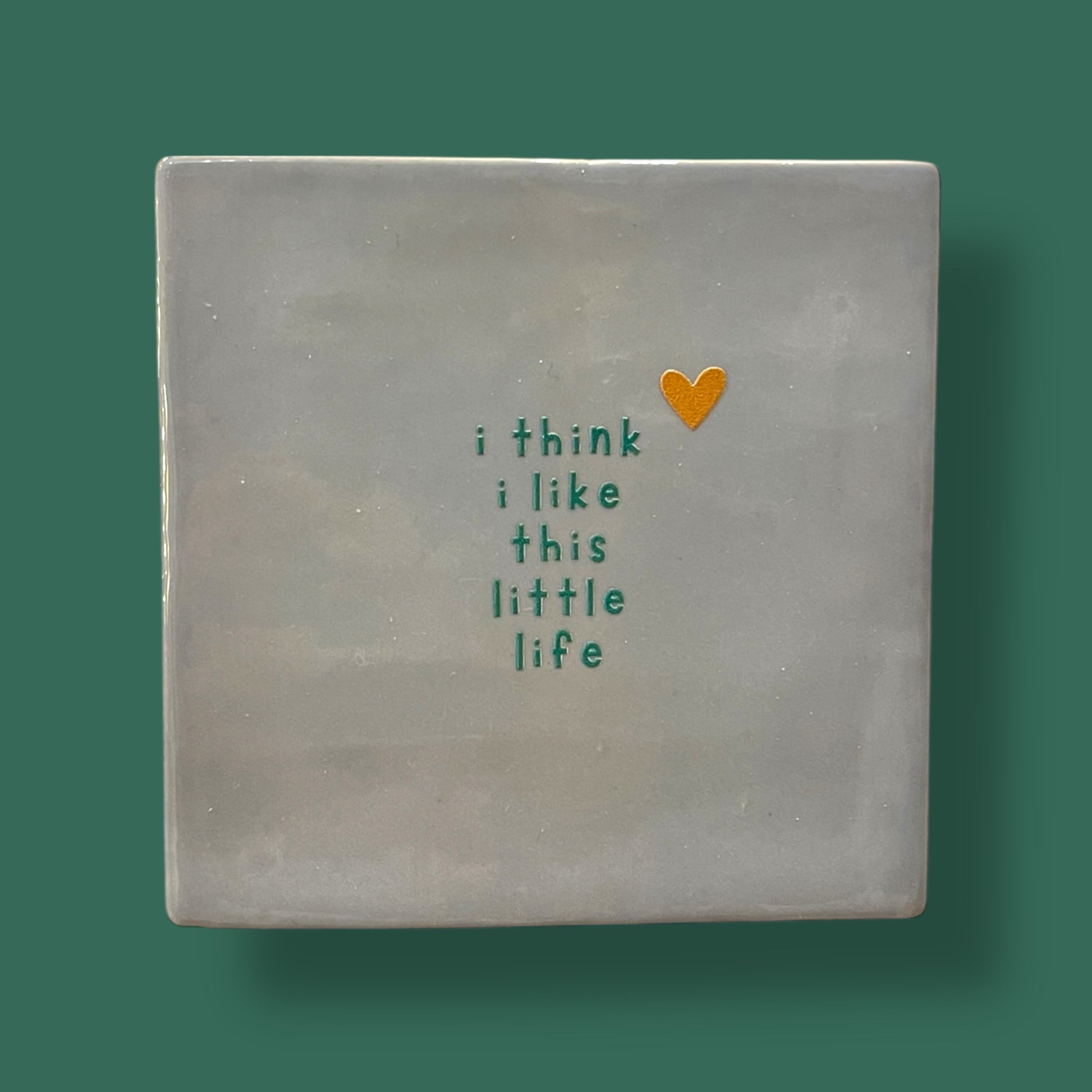 Carreau à accrocher - I think I like this little life