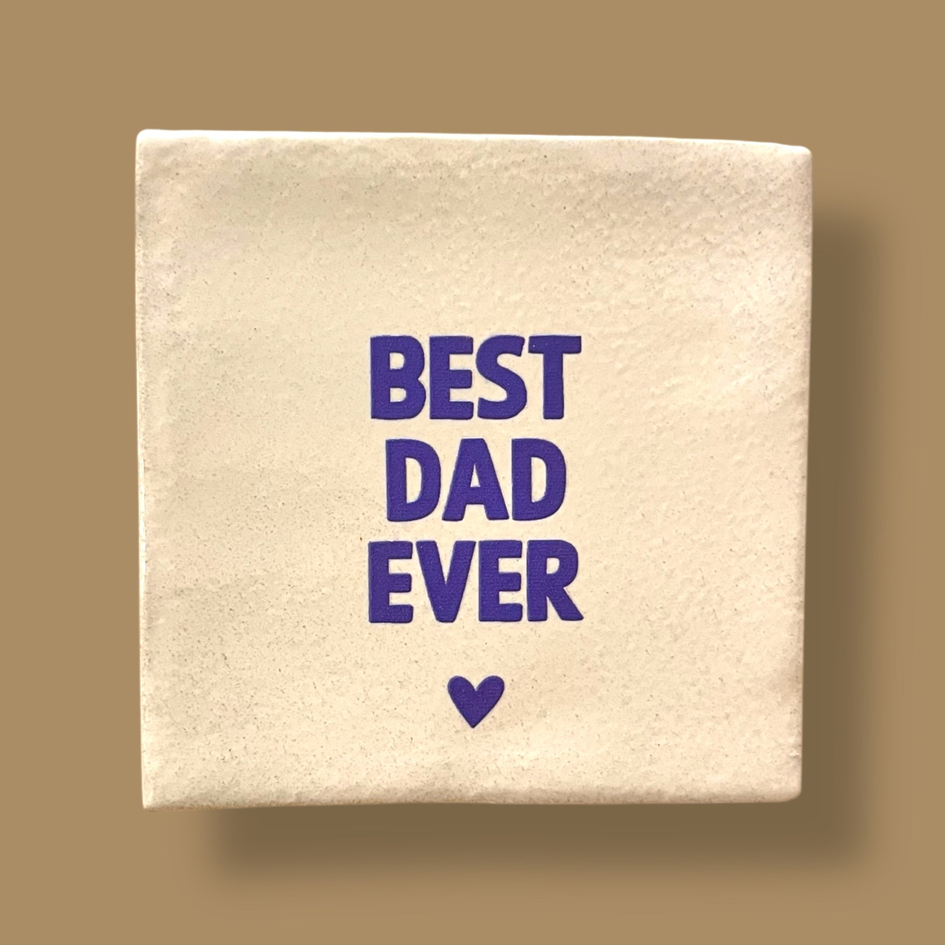 Carreau à accrocher - Best dad ever ♥