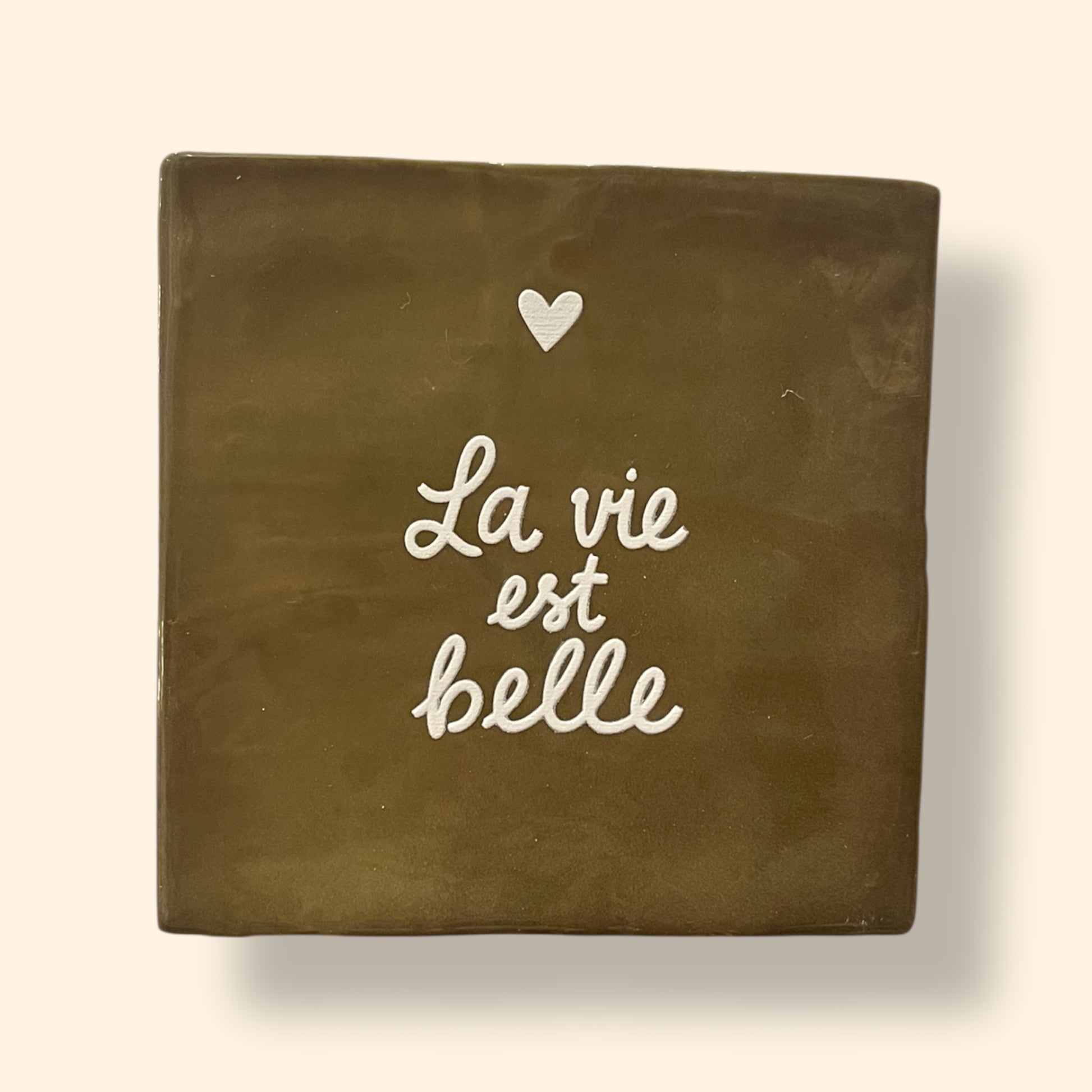 Carreau à accrocher - La vie est belle