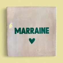 Carreau à accrocher - Marraine vert