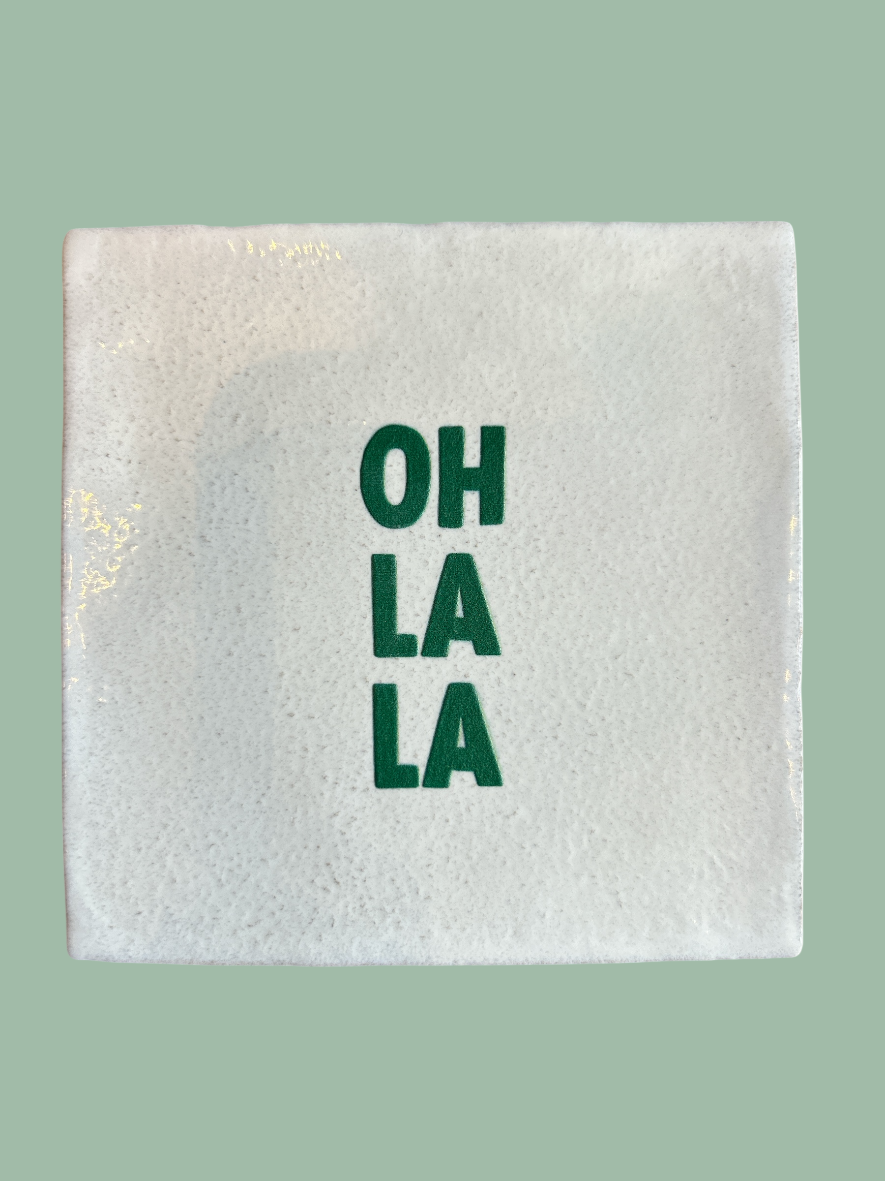 Carreau à accrocher - Oh la la vert