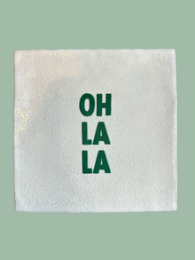 Carreau à accrocher - Oh la la vert