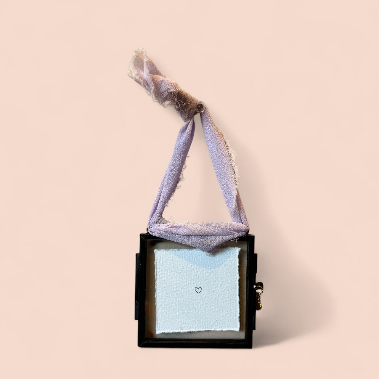 Mini cadre noir - ♥ lilas