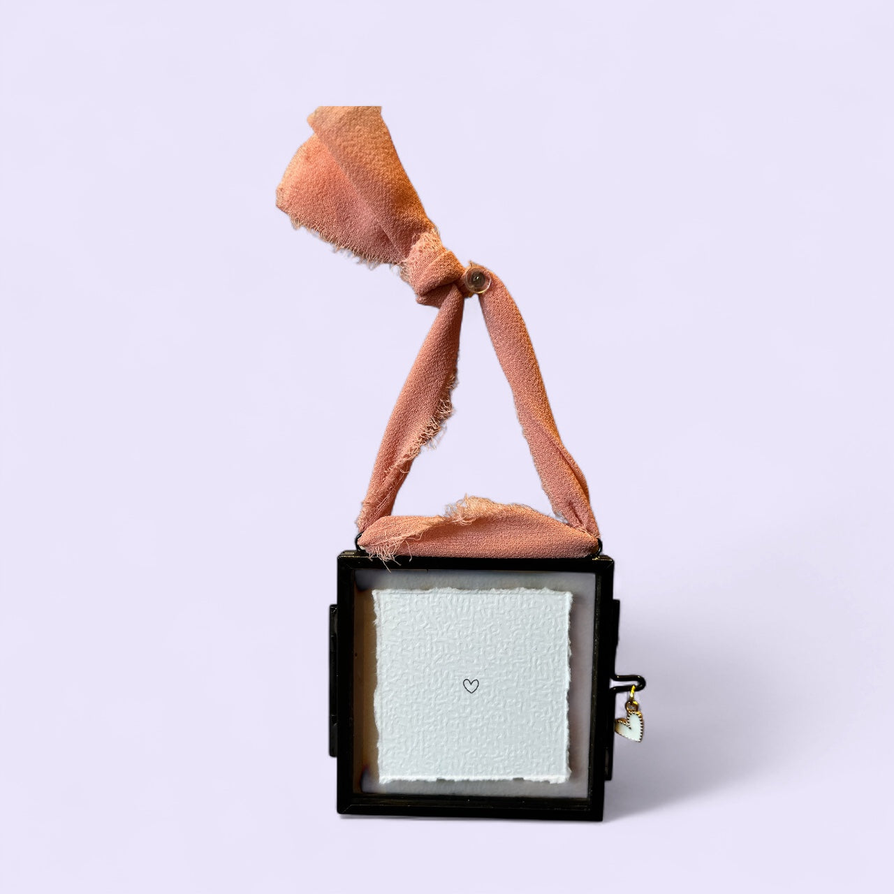 Mini cadre noir - ♥ rose