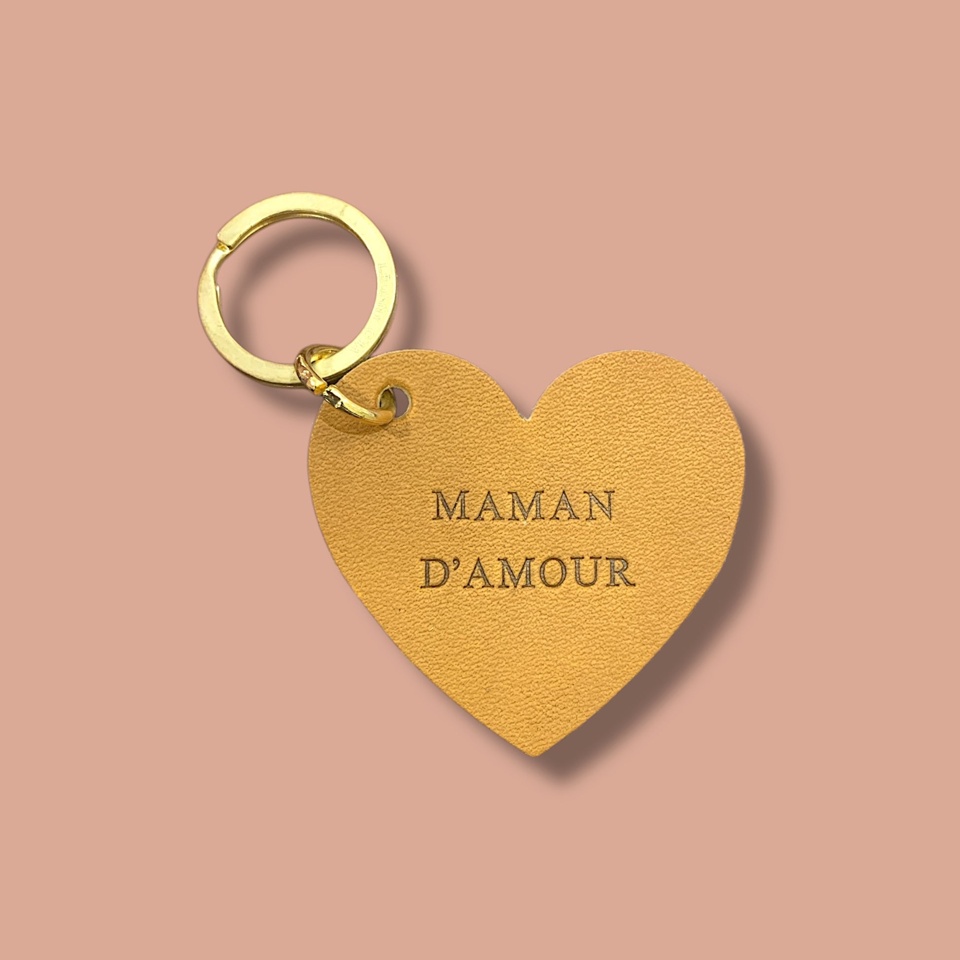 Porte-clés coeur - Maman d'amour
