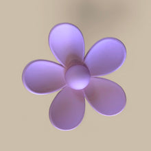 Pince à cheveux fleur BIG - Lilas