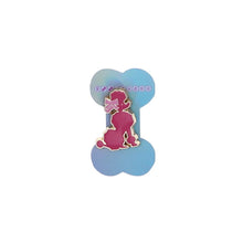 Pin's - Caniche royal rose