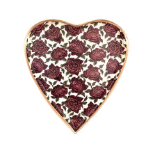 Plateau coeur - rose