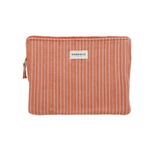 Pochette ordinateur Rayures Lilas Gabrielle