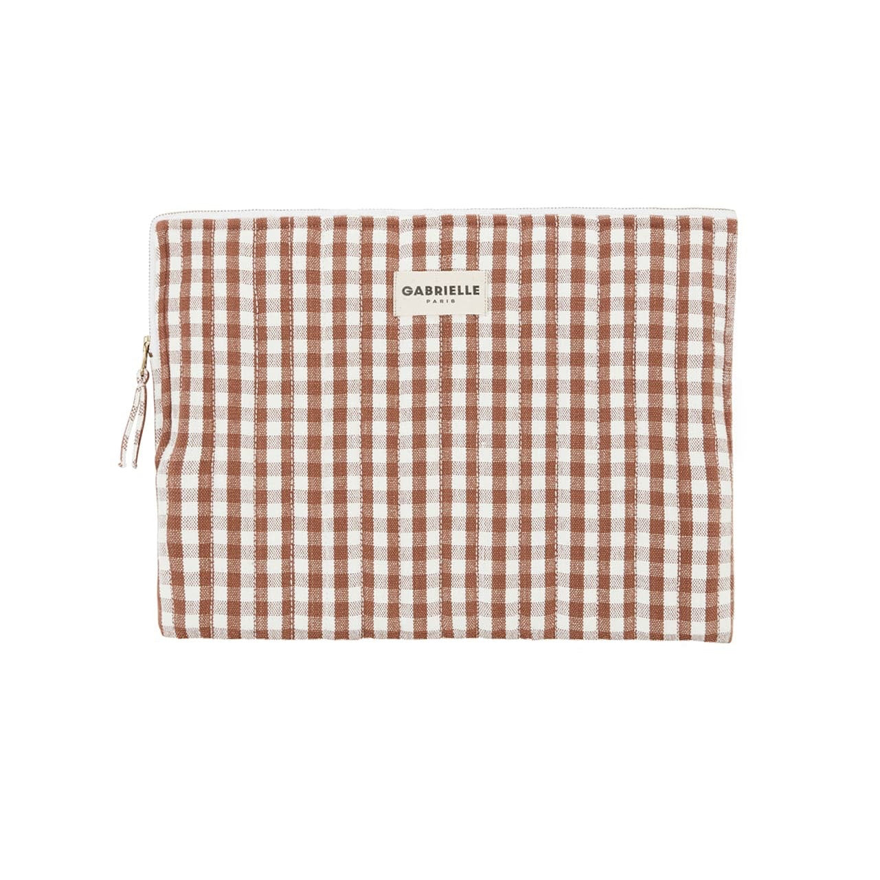 Pochette ordinateur Vichy Moka Gabrielle