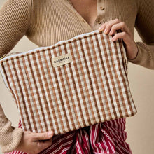 Pochette ordinateur Vichy Moka Gabrielle