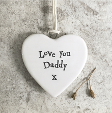 Coeur à suspendre - Love you daddy