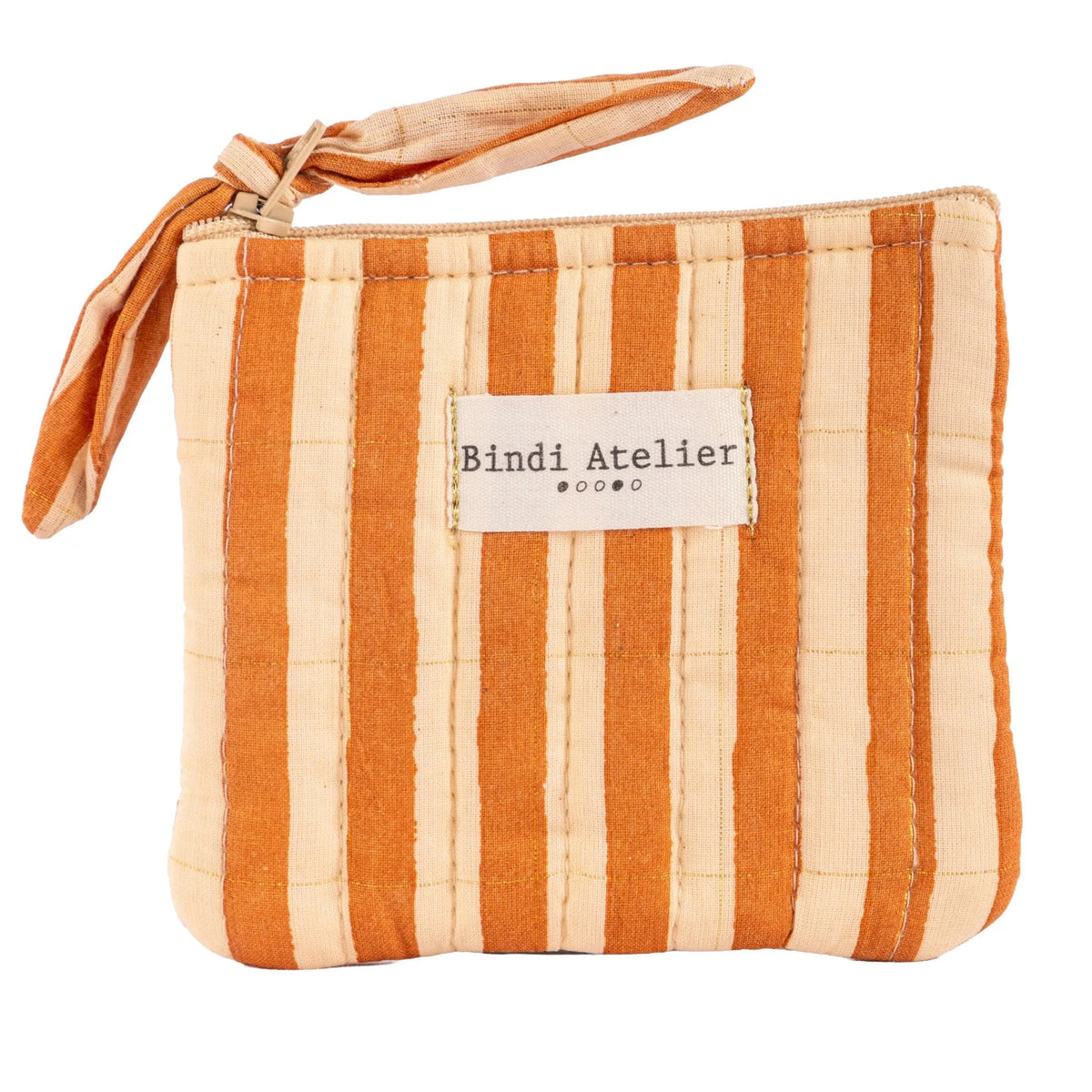 Porte monnaie Stripes Cream Bindi Atelier