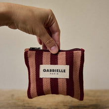 Porte monnaie rayures Garance Gabrielle