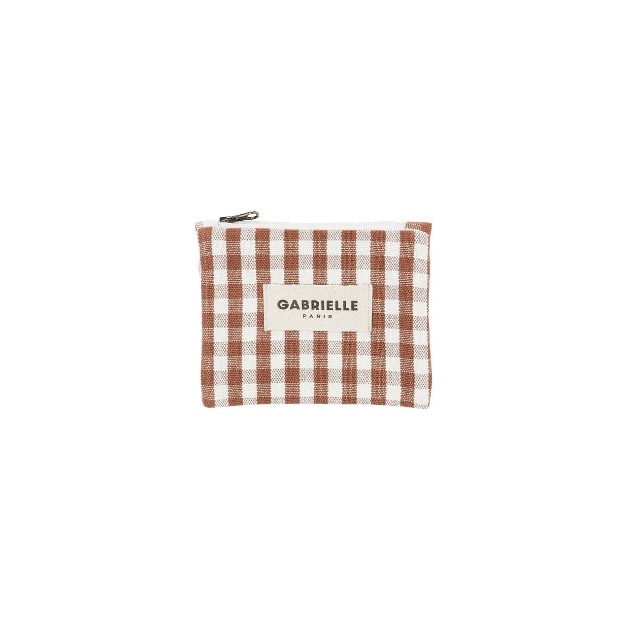 Porte monnaie vichy moka Gabrielle