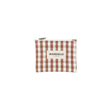 Porte monnaie vichy moka Gabrielle