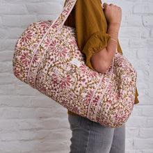 sac week-end Palmyre rose poudré