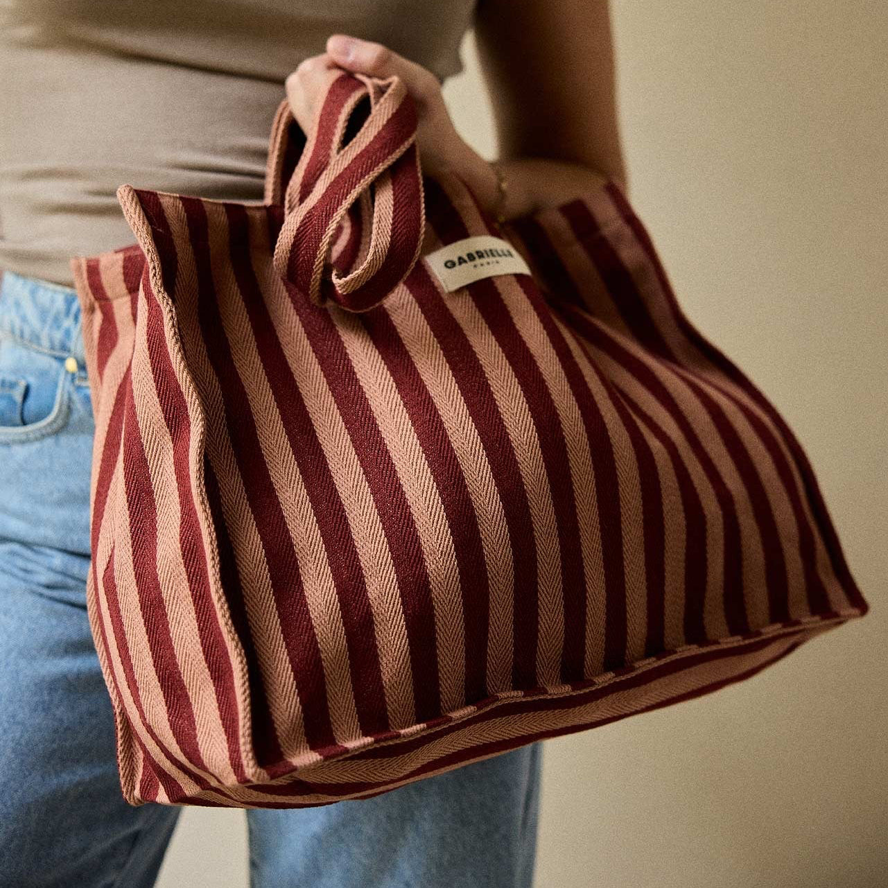 Sac 24h rayures garance Gabrielle