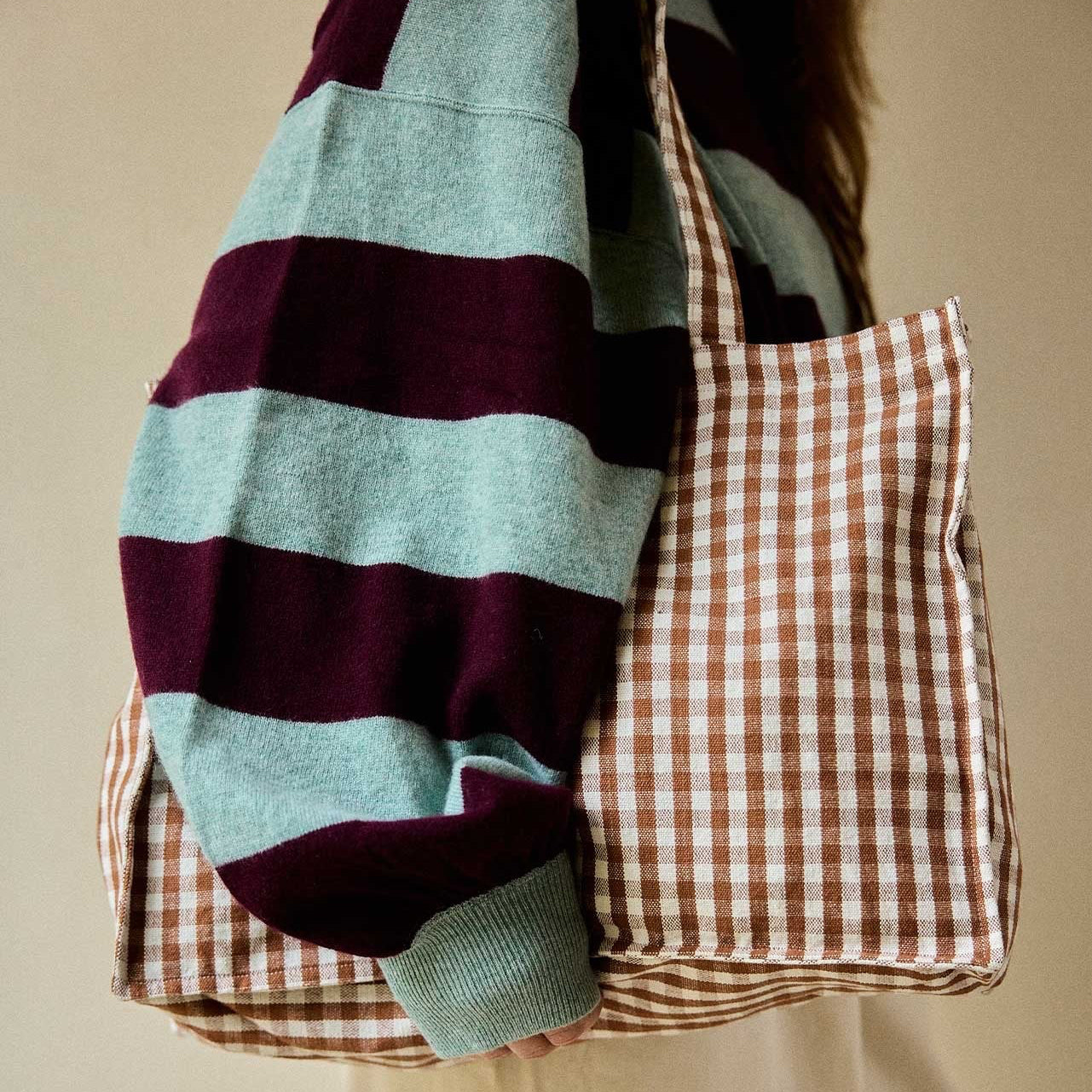 Sac 24h vichy moka Gabrielle 