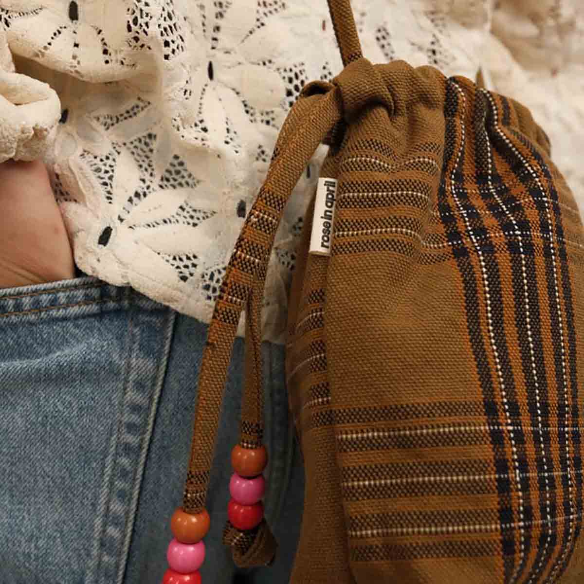Sac Billie rayures tartan 3