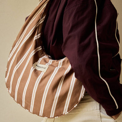 Sac New B Rayures Noisette Gabrielle 