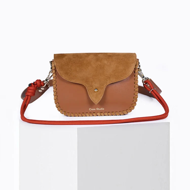 Sac West Suede Tan camel Craie Studio