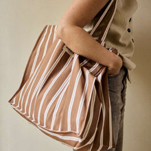 Sac week end Rayures Noisette Gabrielle