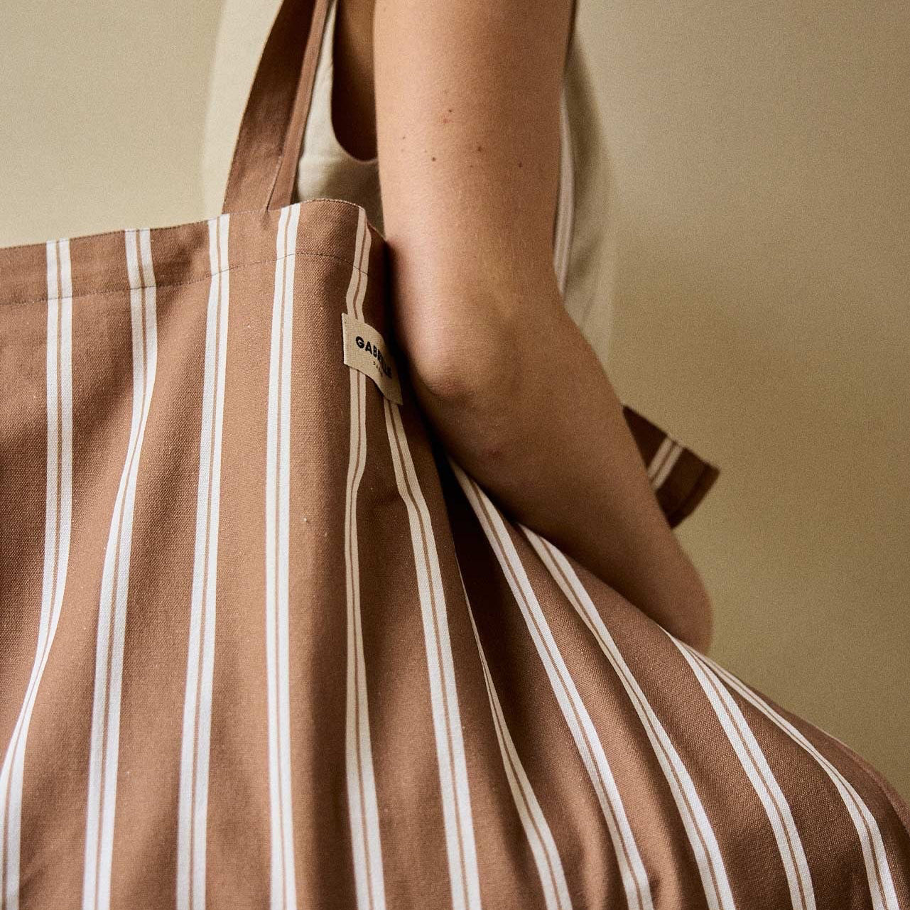 Sac week end Rayures Noisette Gabrielle