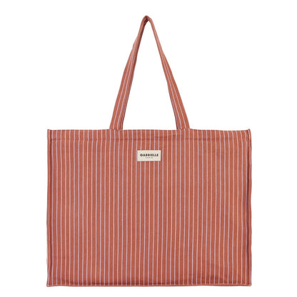 Sac week end Rayures lilas Gabrielle