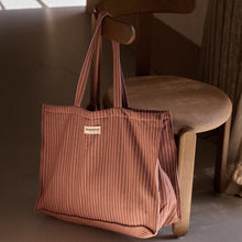 Sac week end Rayures lilas Gabrielle