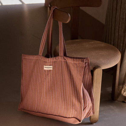 Sac week end Rayures lilas Gabrielle