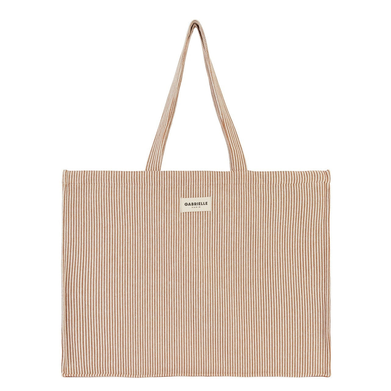 Sac week end rayures argile Gabrielle