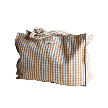 Sac weekend Vichy Camel Gabrielle