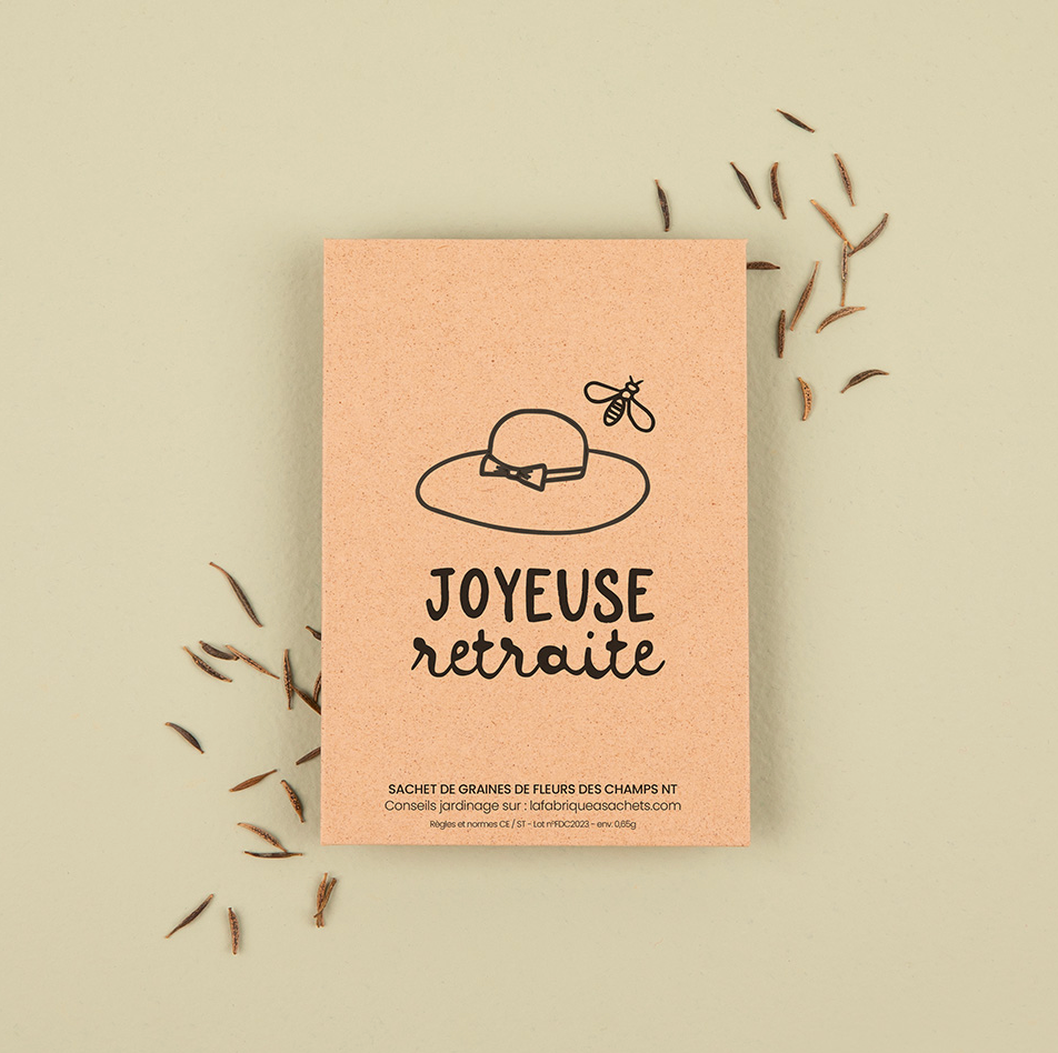 Sachet de graines - Joyeuse retraite