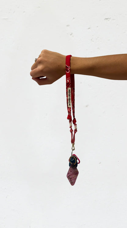 Mini cordon bandana - rouge