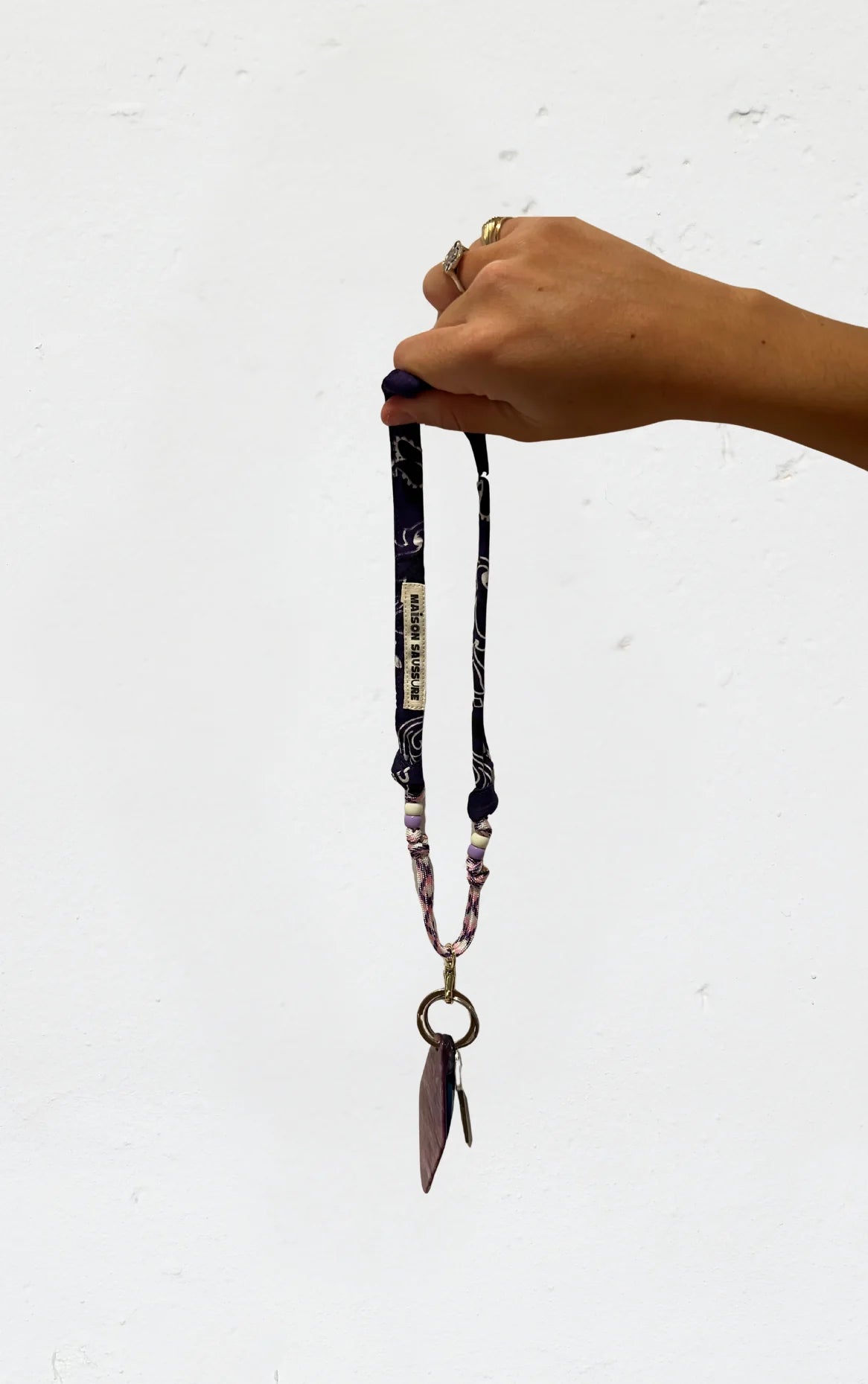 Mini cordon bandana - Violet intense