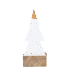 Bougeoir sur socle bois - Sapin