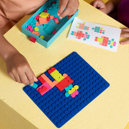 Silipop Bleu – jeu de mosaïques à clipser – SuperPetit