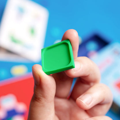 Silipop Rouge – jeu de mosaïques à clipser – SuperPetit
