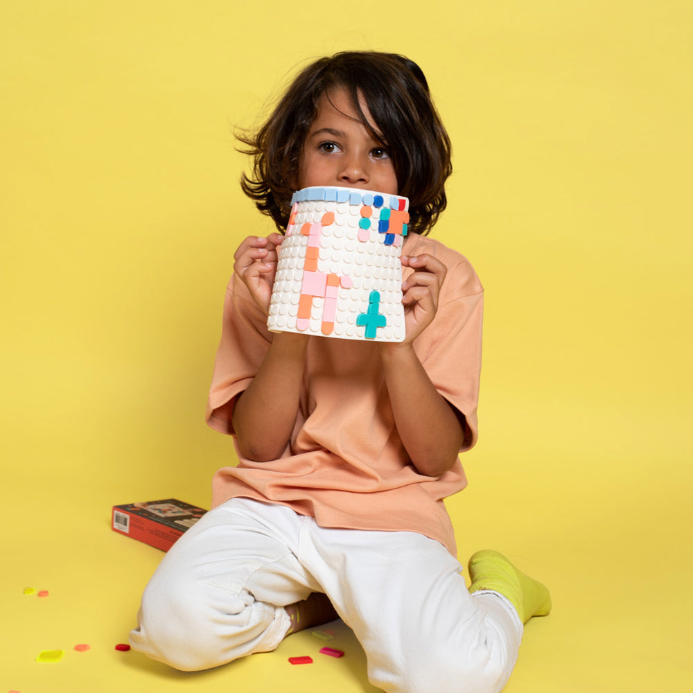 Silipop Blanc – jeu de mosaïques à clipser – SuperPetit