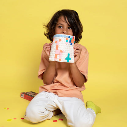 Silipop Blanc – jeu de mosaïques à clipser – SuperPetit