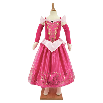Robe de princesse Sofia, rose profond – Labay