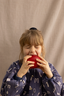 Tablier Talli - ABCD Indigo - 4 ans
