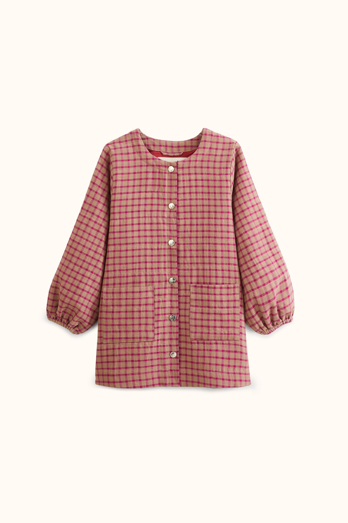 Tablier Talli - Khadi Groseille