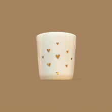 Petite Tasse - Coeurs dorés