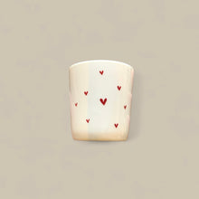 Petite Tasse - Coeurs rouges