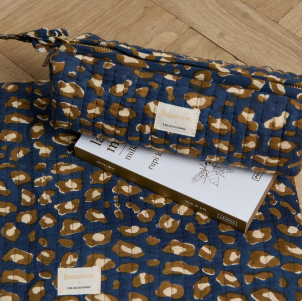 Trousse d'écolier - Léopard Navy