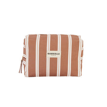 Trousse de toilette Rayures Noisette Gabrielle